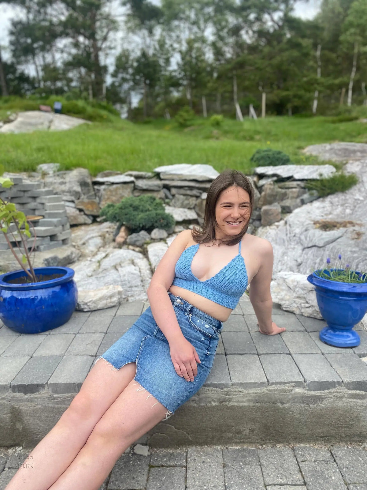 Bertine Bikinitopp PDF Heklerier