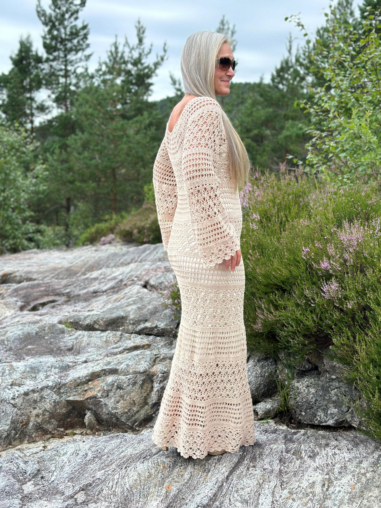 Kjoler-Skjørt-Dame-Oppskrifter Heklerier