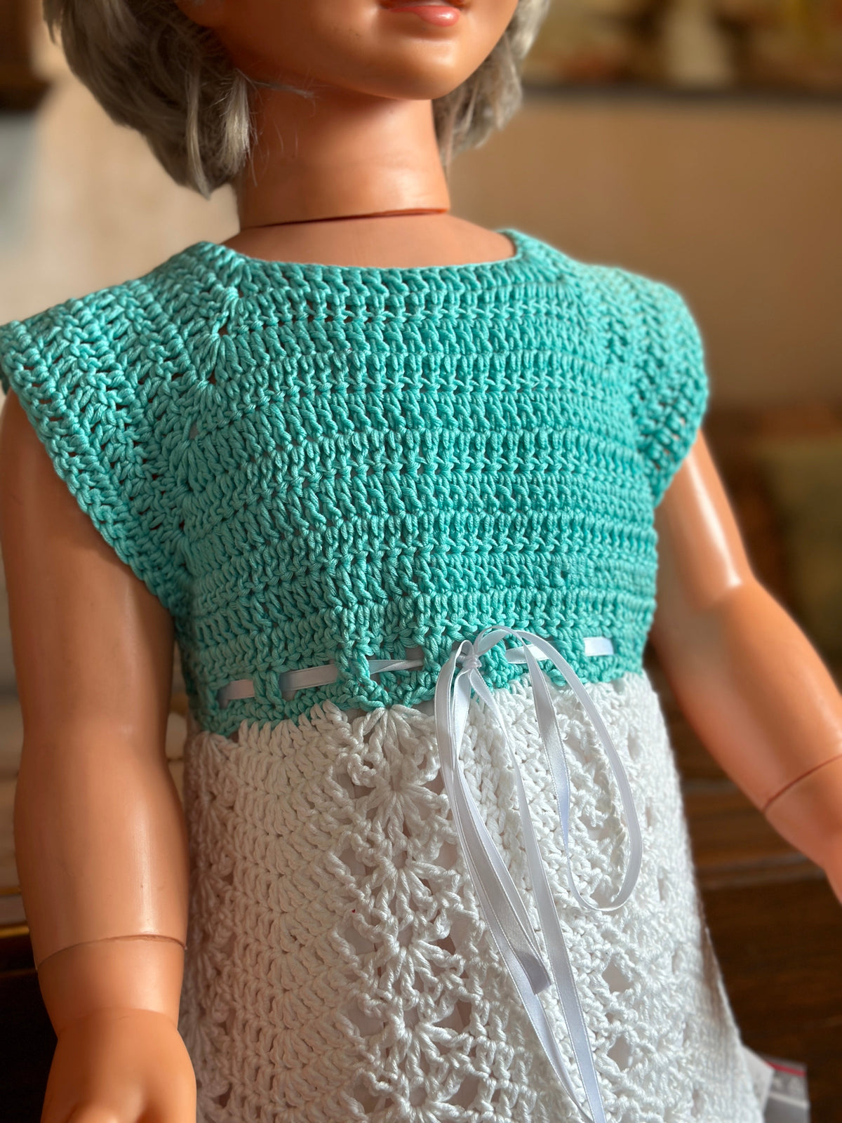 Heklet barnekjole Heklerier