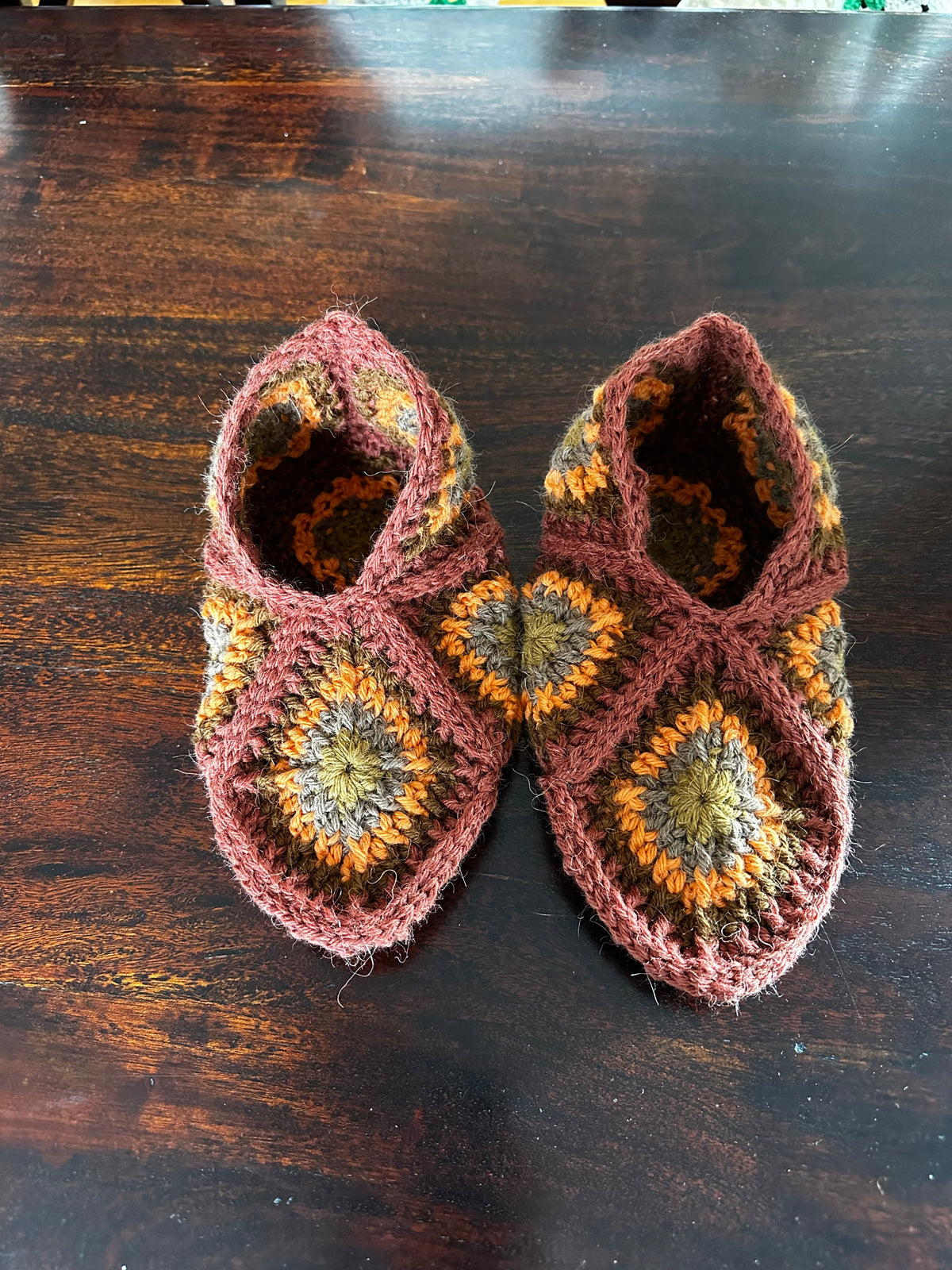 Alpakka tøfler Heklerier