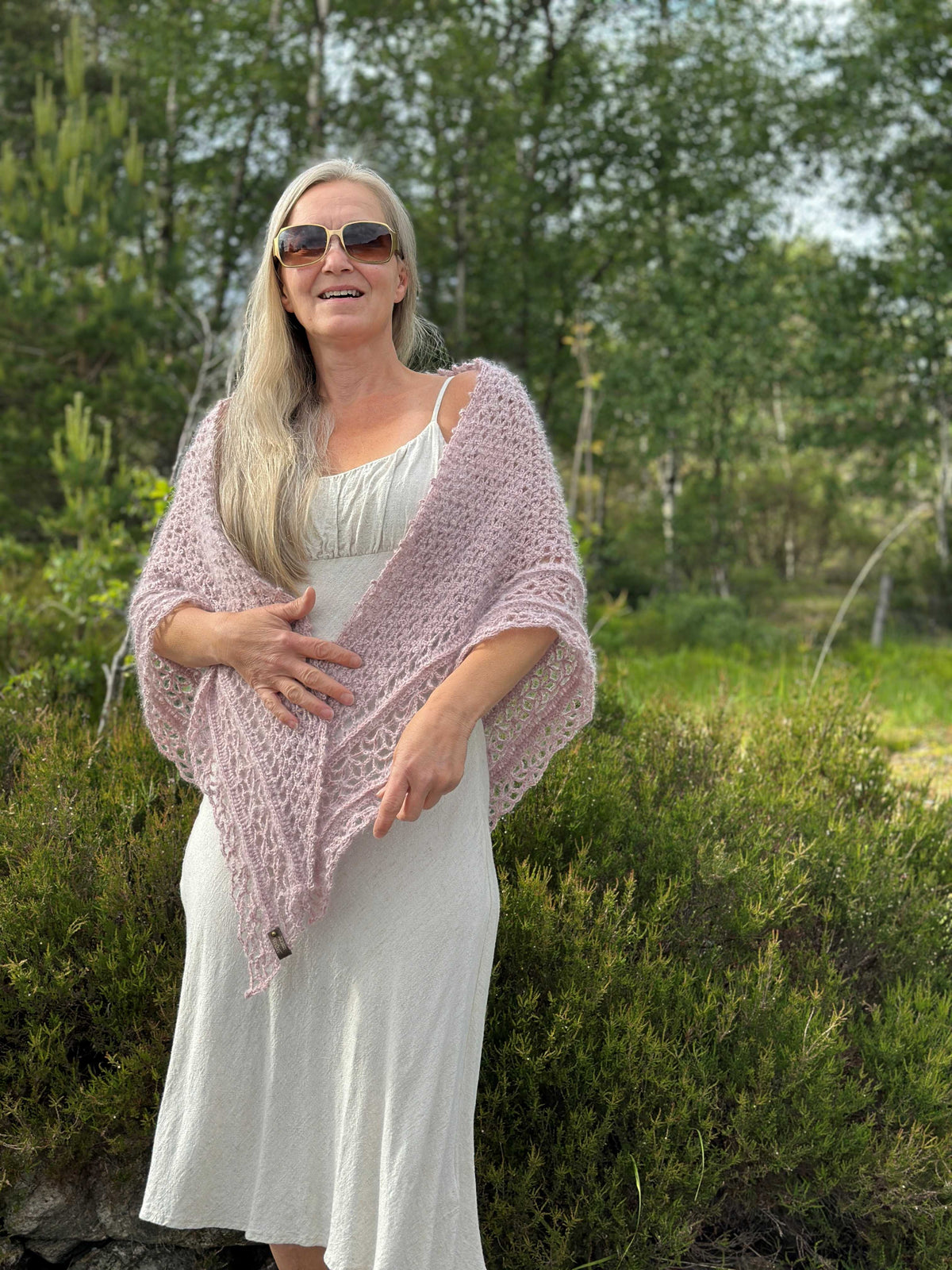 Elisabeths Blondesjal - oppskrift Heklerier