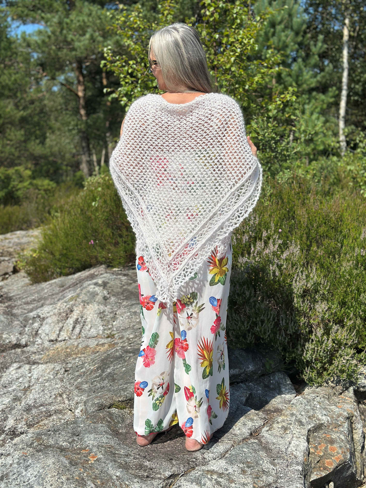 Elisabeths Blondesjal - oppskrift Heklerier