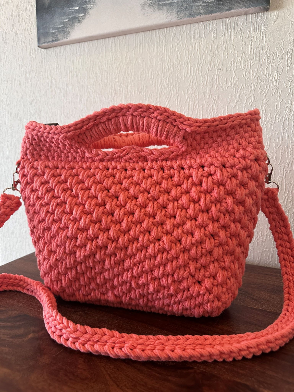 Aprikos veske Heklerier