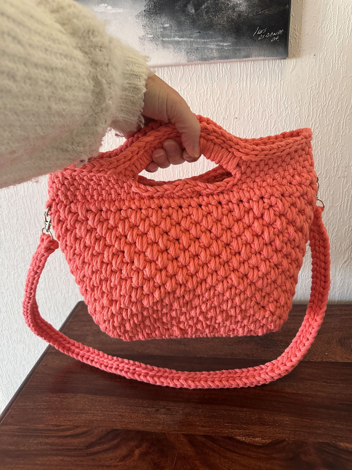 Aprikos veske Heklerier