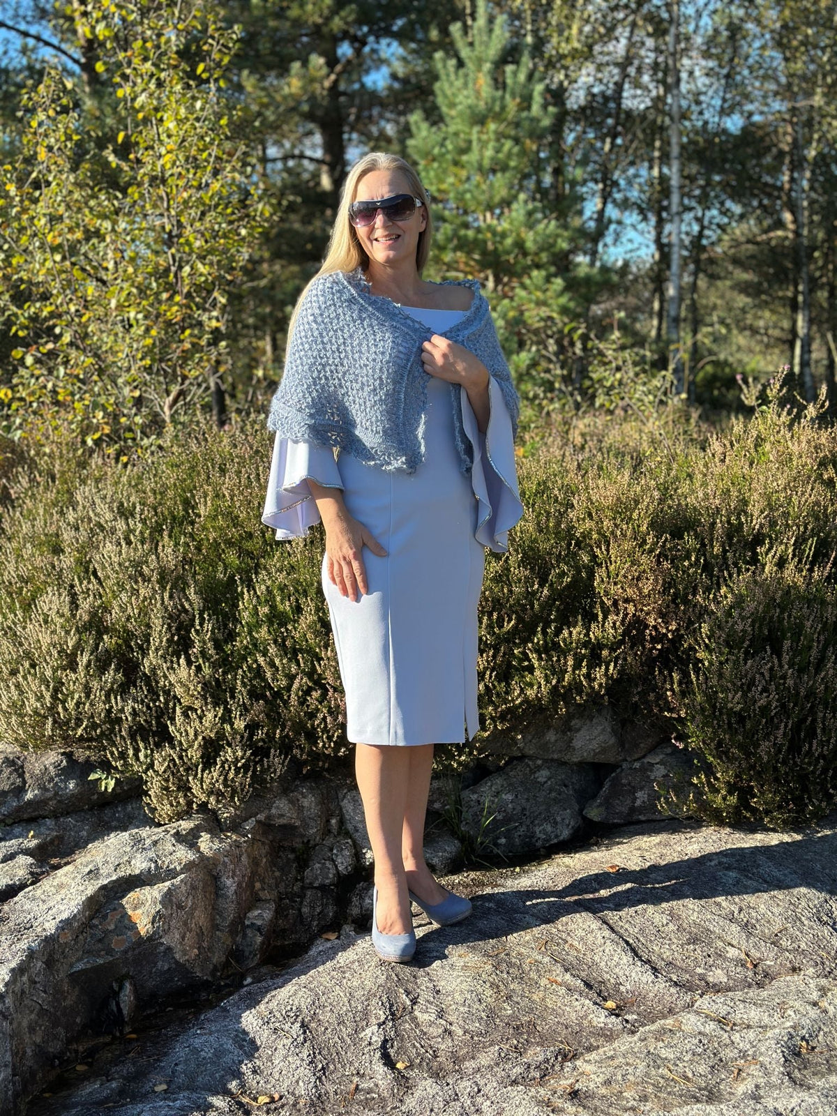 Elisabeths Blondesjal - Rektangulær Heklerier