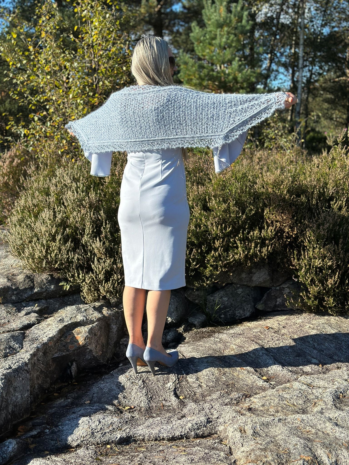 Elisabeths Blondesjal - Rektangulær Heklerier