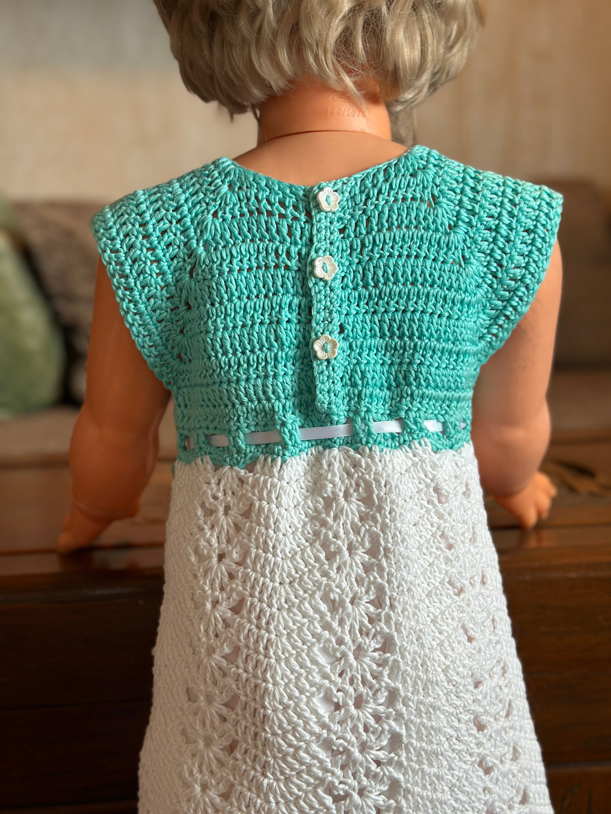 Heklet barnekjole Heklerier