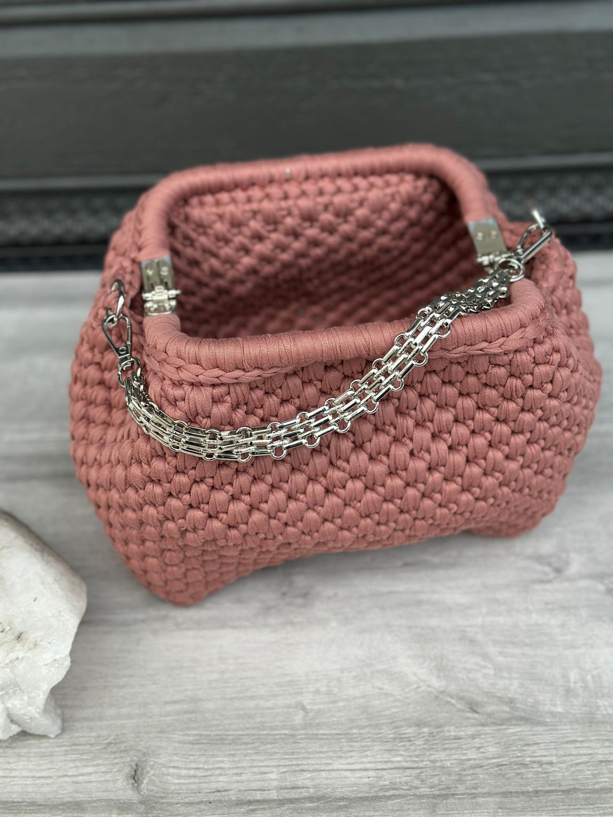 Nordic Mocca - eksklusiv clutch Heklerier