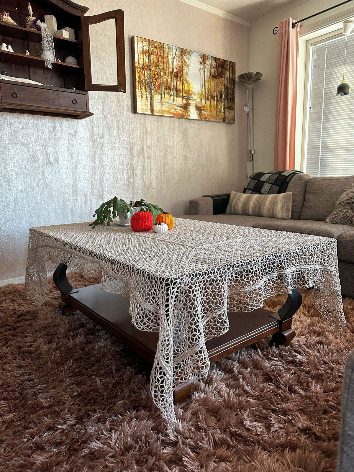 Skogstjerne Kaffeduk Heklerier