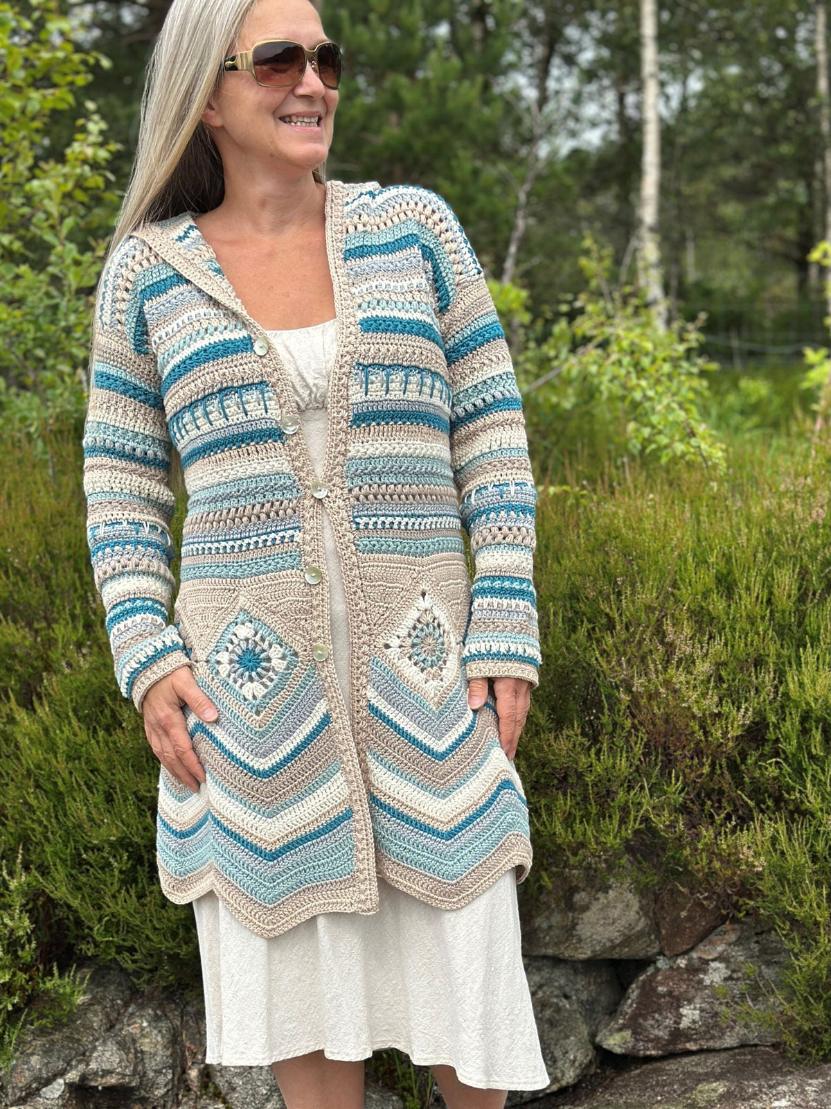 Ziggy kåpe - oppskrift Heklerier